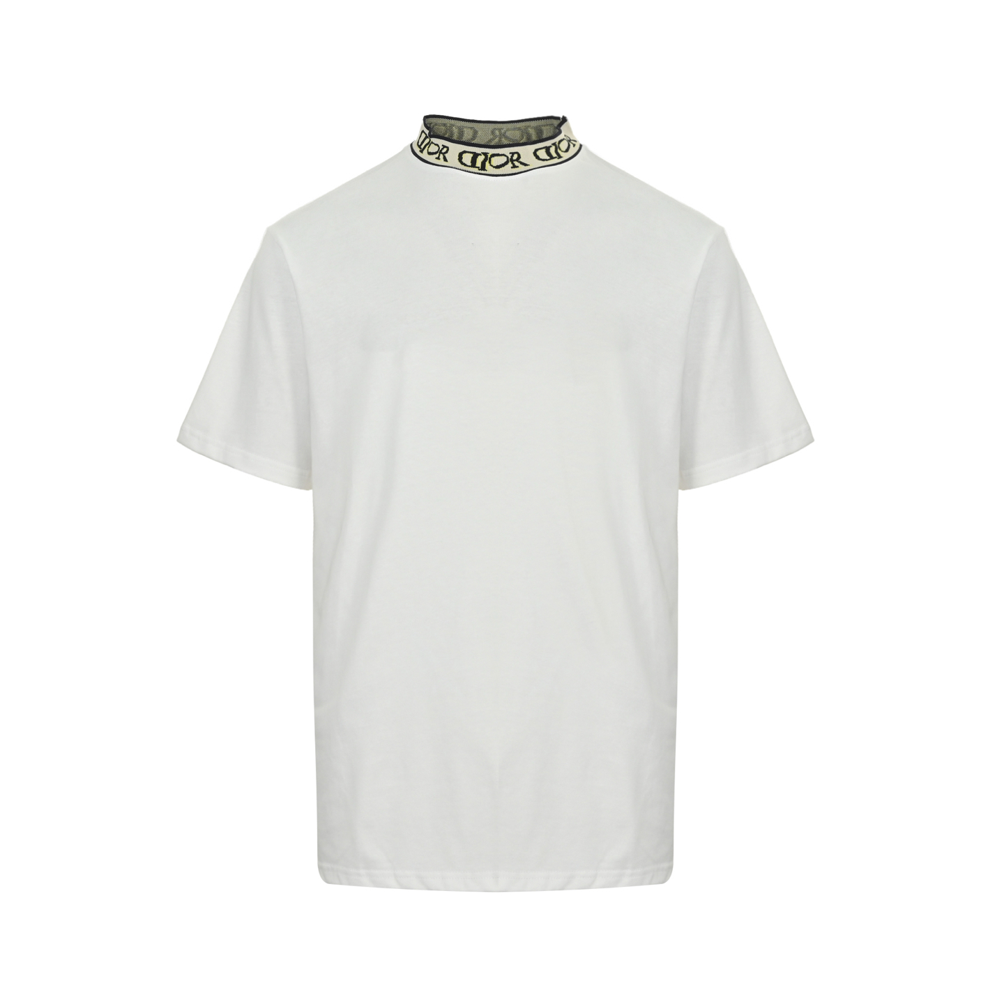 Dior 25ss letter jacquard ribbed neckline short sleeves