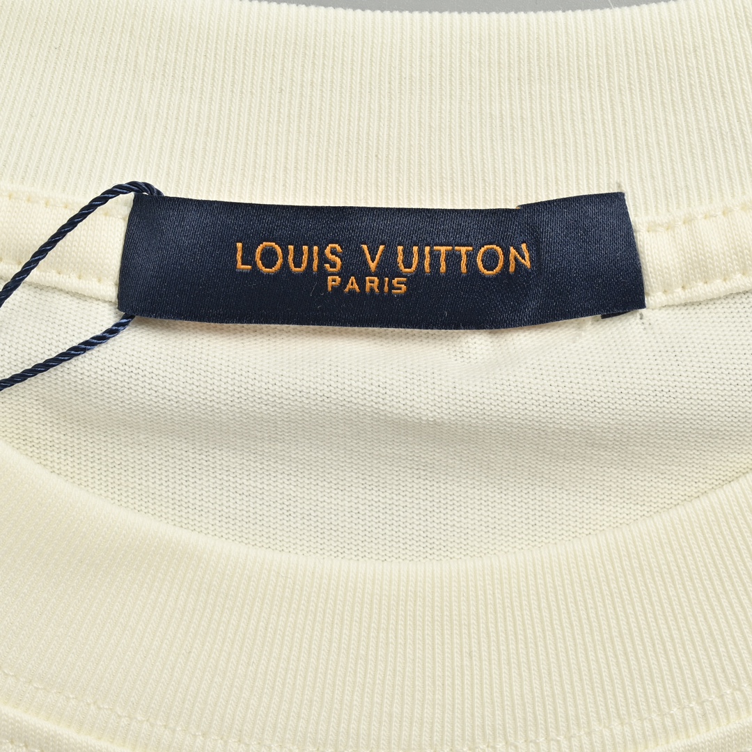 Louis Vuitton & NBA 21ss Rainbow Lettering Printed Short Sleeves