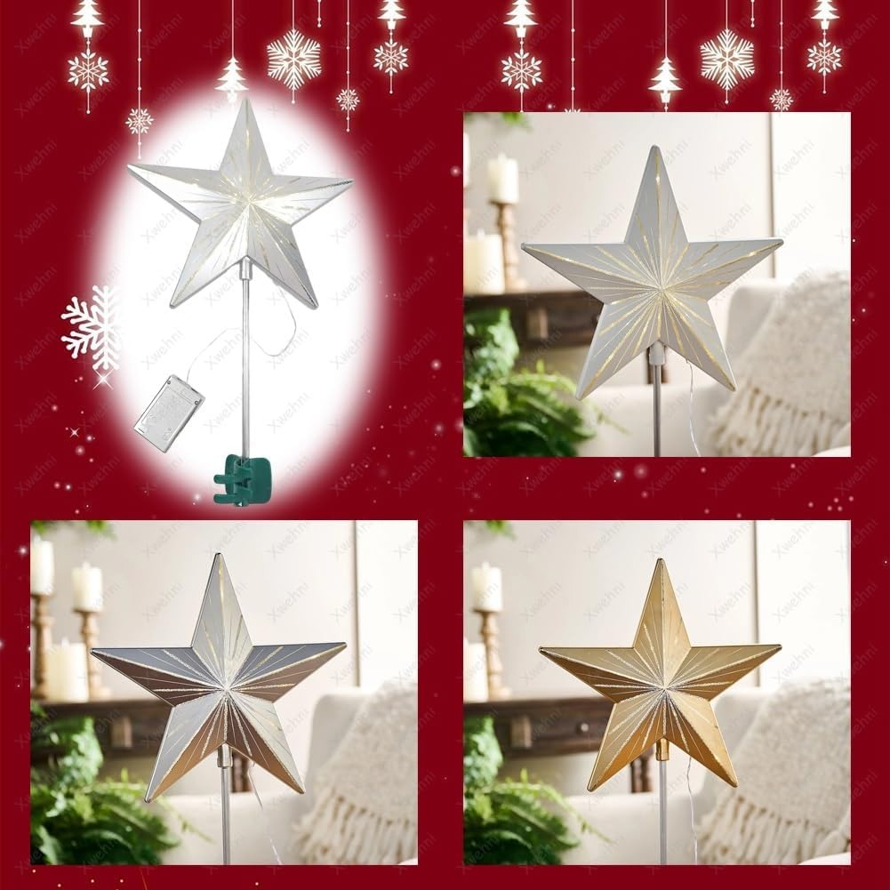 🔥LAST DAY 50% OFF🔥Starry Night Gingerbread Tree Topper