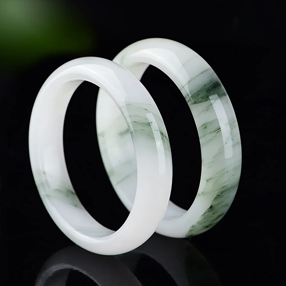 Golden Silk Jade Bangle For Women Natural Chalcedony Men's Bracelet Fine Jewelry Fashion Accessories Bridesmaids Gifts Wholesale