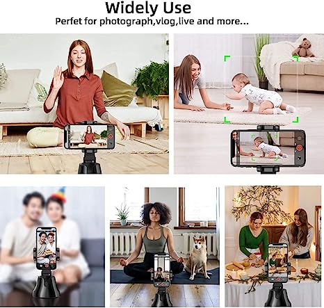 (🔥Last Day Promotion-SAVE 50% OFF)🎥360° Auto Tracking Smart Phone Holder-BUY 2 GET 10% OFF & FREE SHIPPING！