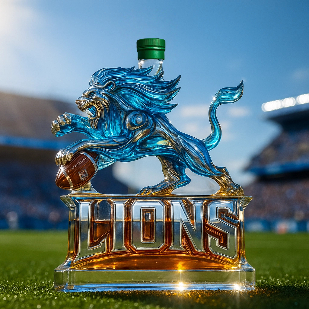 Lion Whisky Bottle