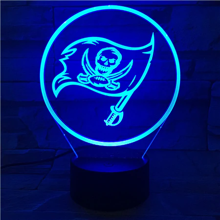 TAMPA BAY BUCCANEERS 3D LED LIGHT LAMP