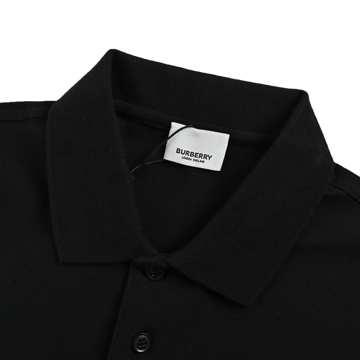 Burberry Polo short-sleeved shirt with wheat ears embroidery on chest