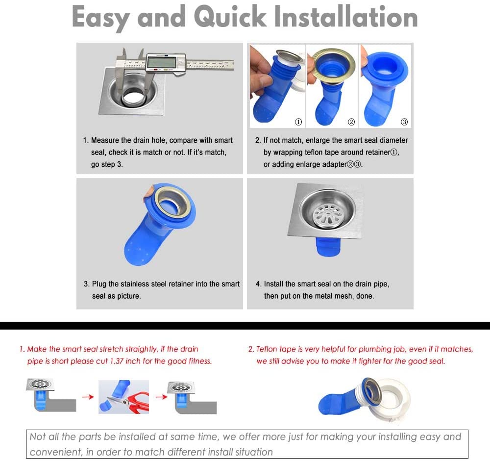 Silicone Odor Proof Floor Drain
