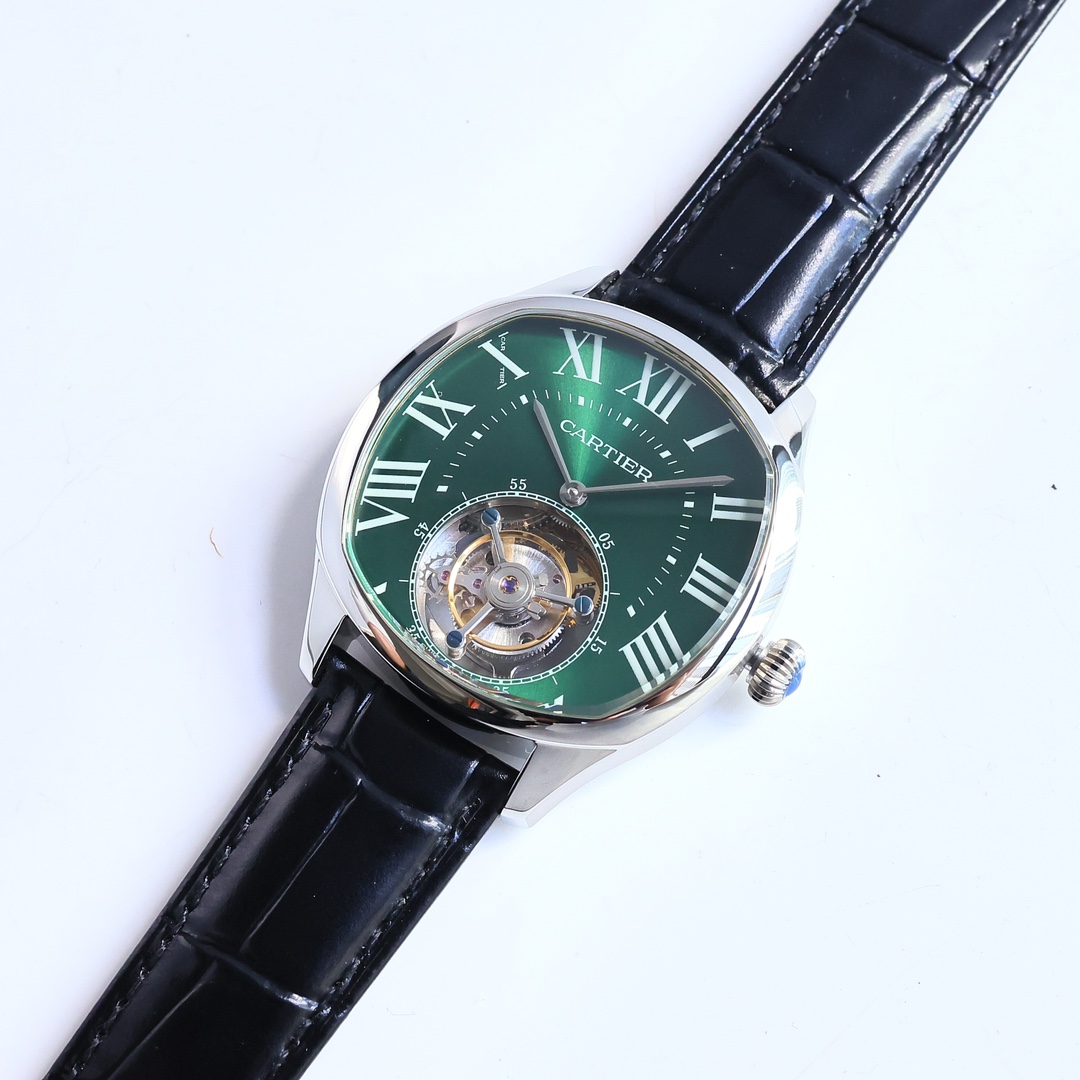 Cartier True Flywheel KF1 Rotonde de Cartier Tourbillon Cadran Love Tourbillon Watch