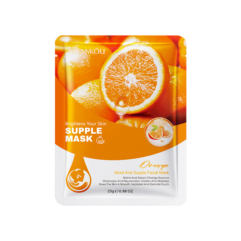 Plant fruit mask moisturizes and hydrates the skin, deeply soothes the skin, and provides long-lasting moisturizing