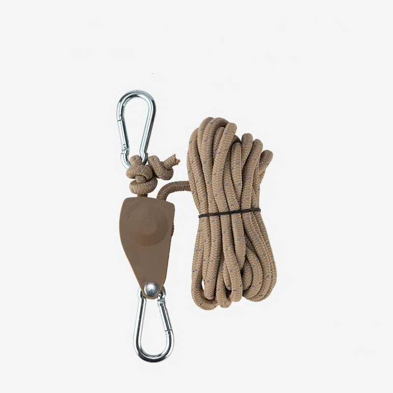 ⛺⛺Ratchet pulley rope hanger tent reflective wind rope