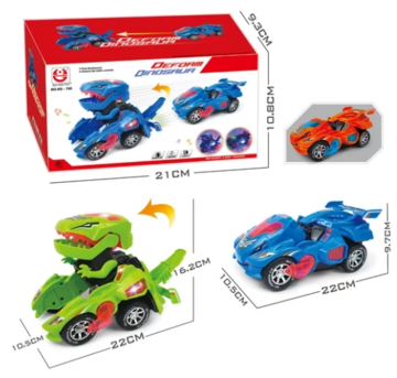 50%OFF-Transforming Dinosaur LED Car （BUY 2 FREE SHIPPING)