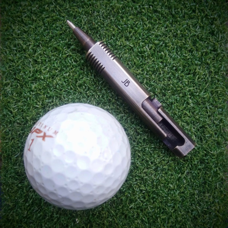 Brass retro mini bolt action pen - Personalised name laser engraving