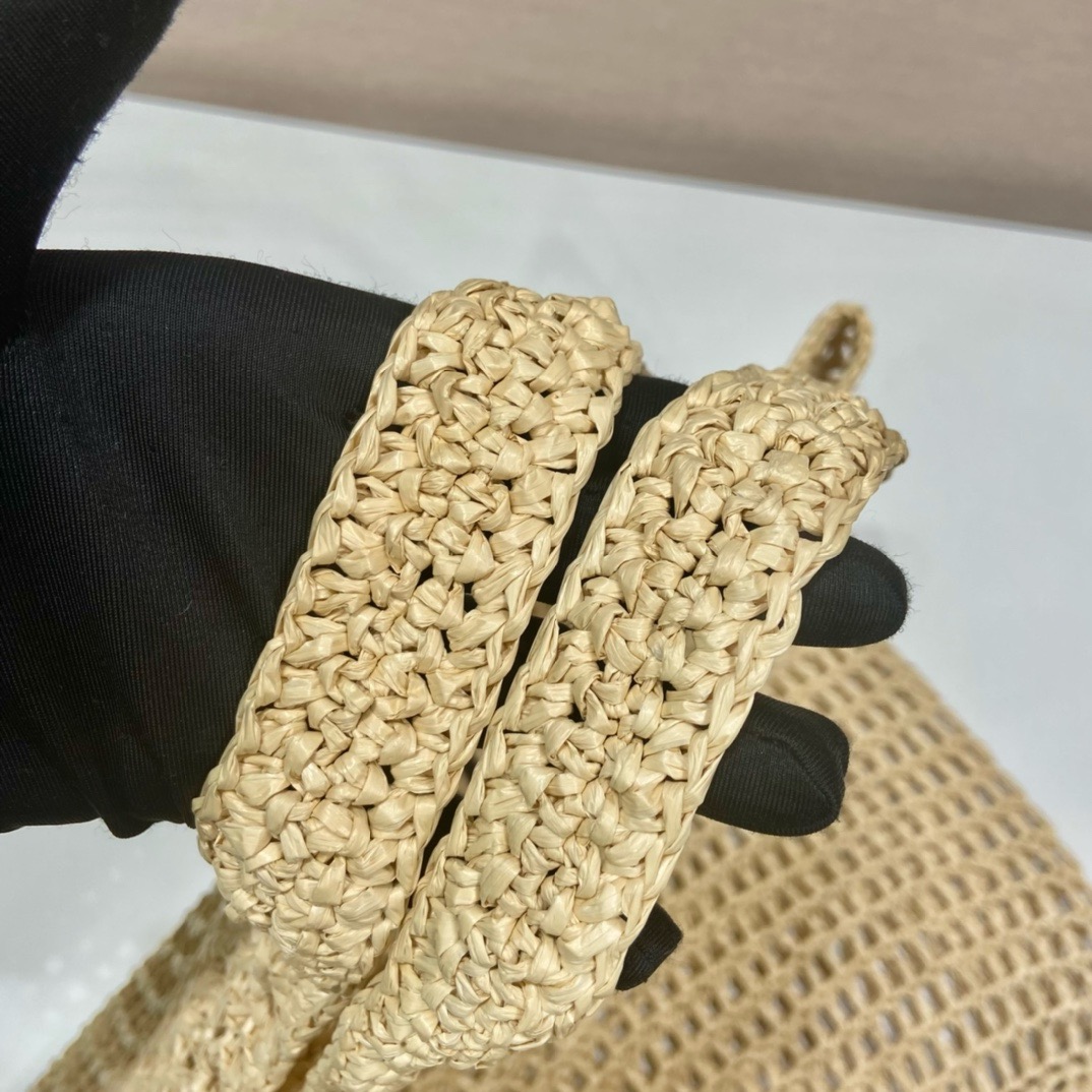 Prada Raffia Tote Bag 1BG424