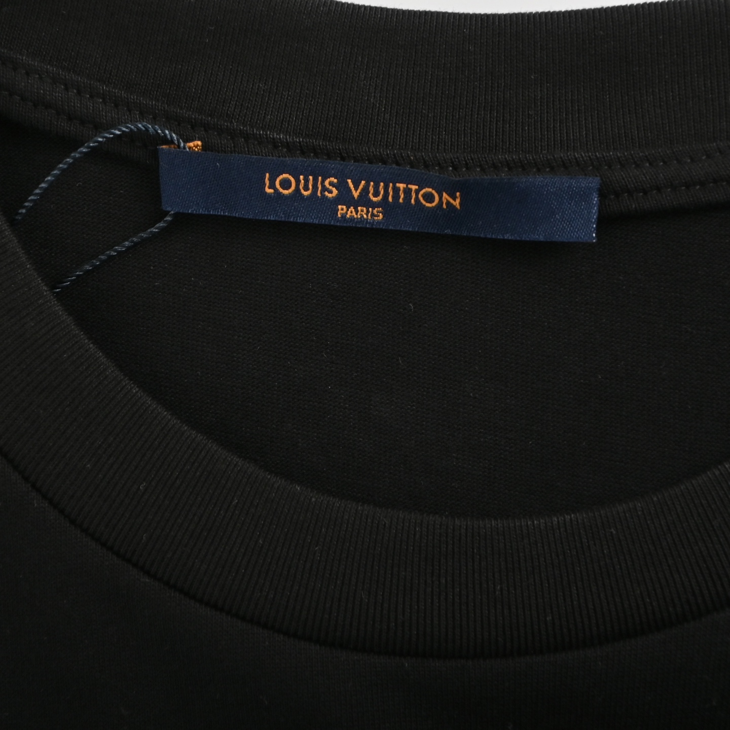 Louis Vuitton 25ss laser gradient vertical stripes three-dimensional print short sleeve