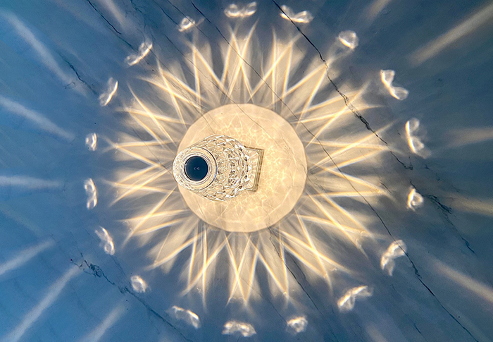 Multicolor Crystal Diamond Table Lamp