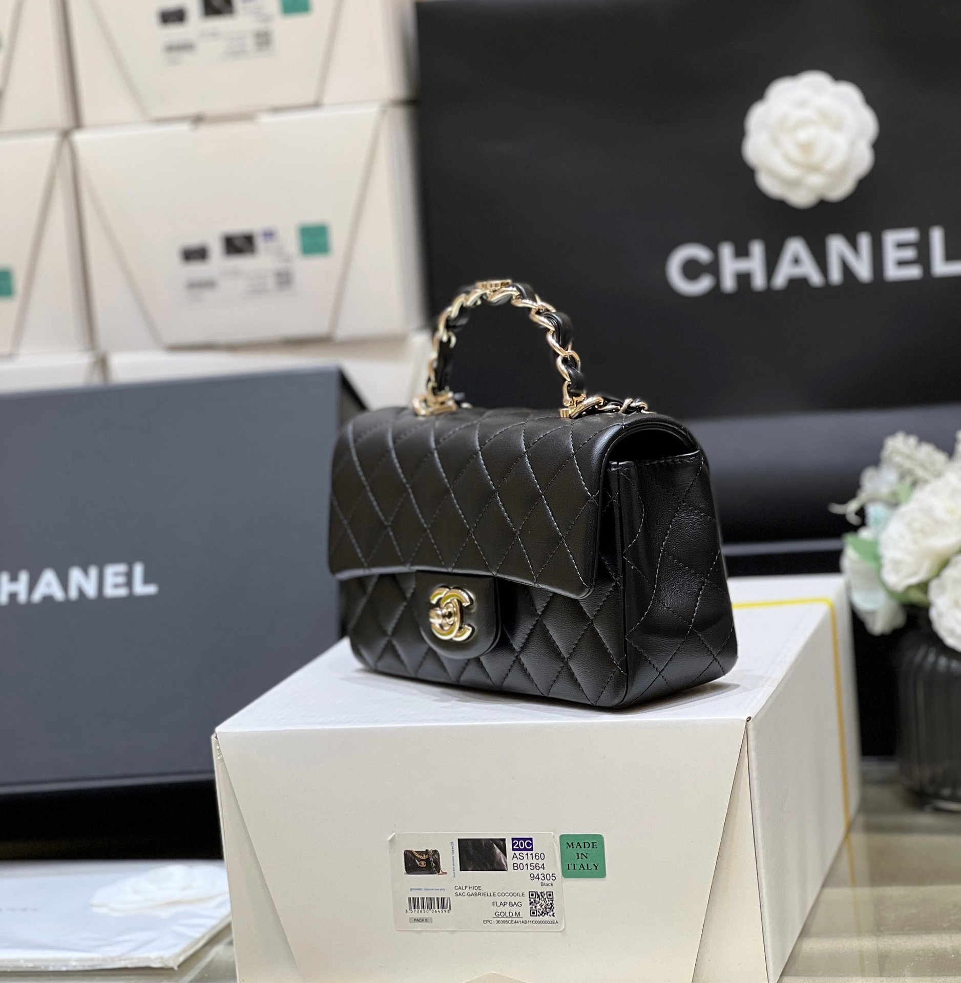 Chanel 23S cf mini handle AS2431