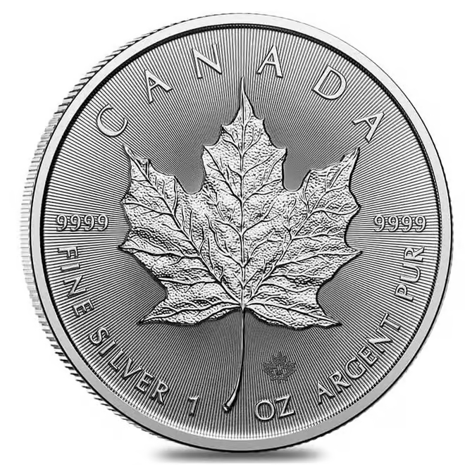 1 oz 2025 Canadian Maple Leaf Silver Coin | Royal Canadian Mint