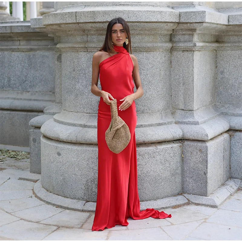 Sexy Backless Long Dress