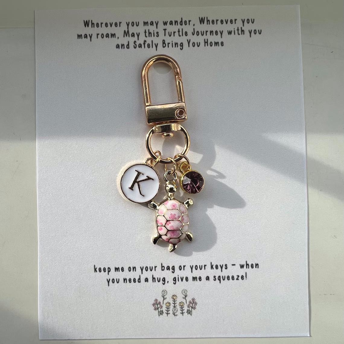 Travelling Turtle Keychain | Good Luck Gift
