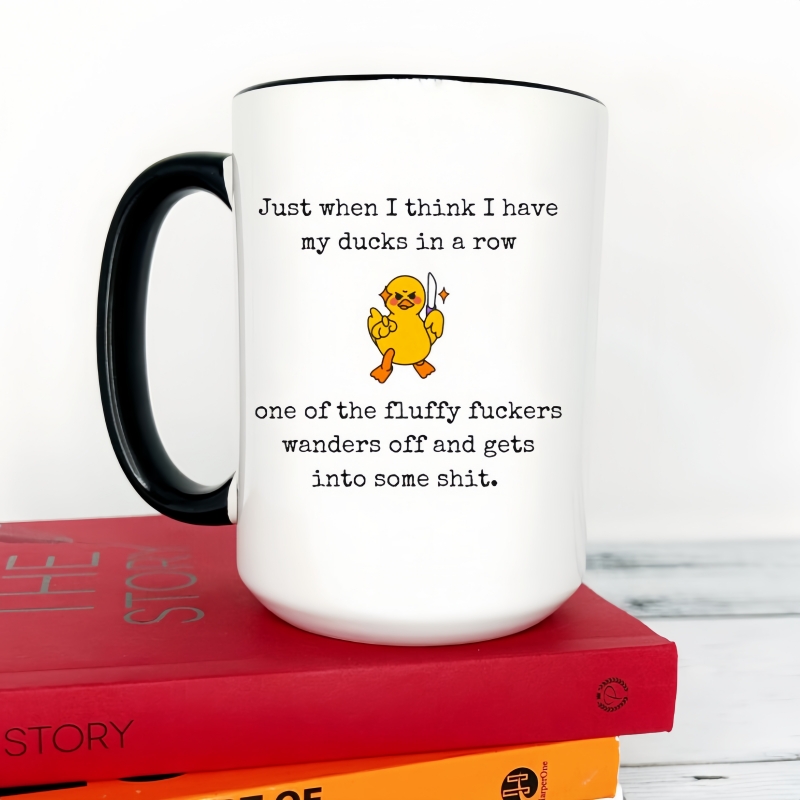 Ducks in A Row Mug