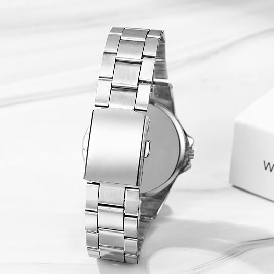 Men's Watch Stainless Steel Twisted