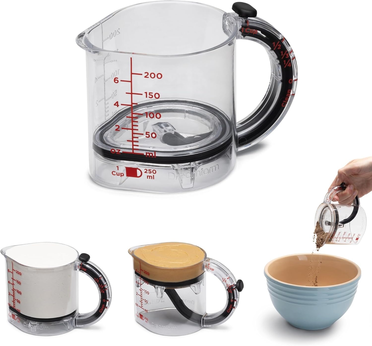 🔥LAST DAY 50% OFF🔥4-in-1 Adjustable Measuring Cup