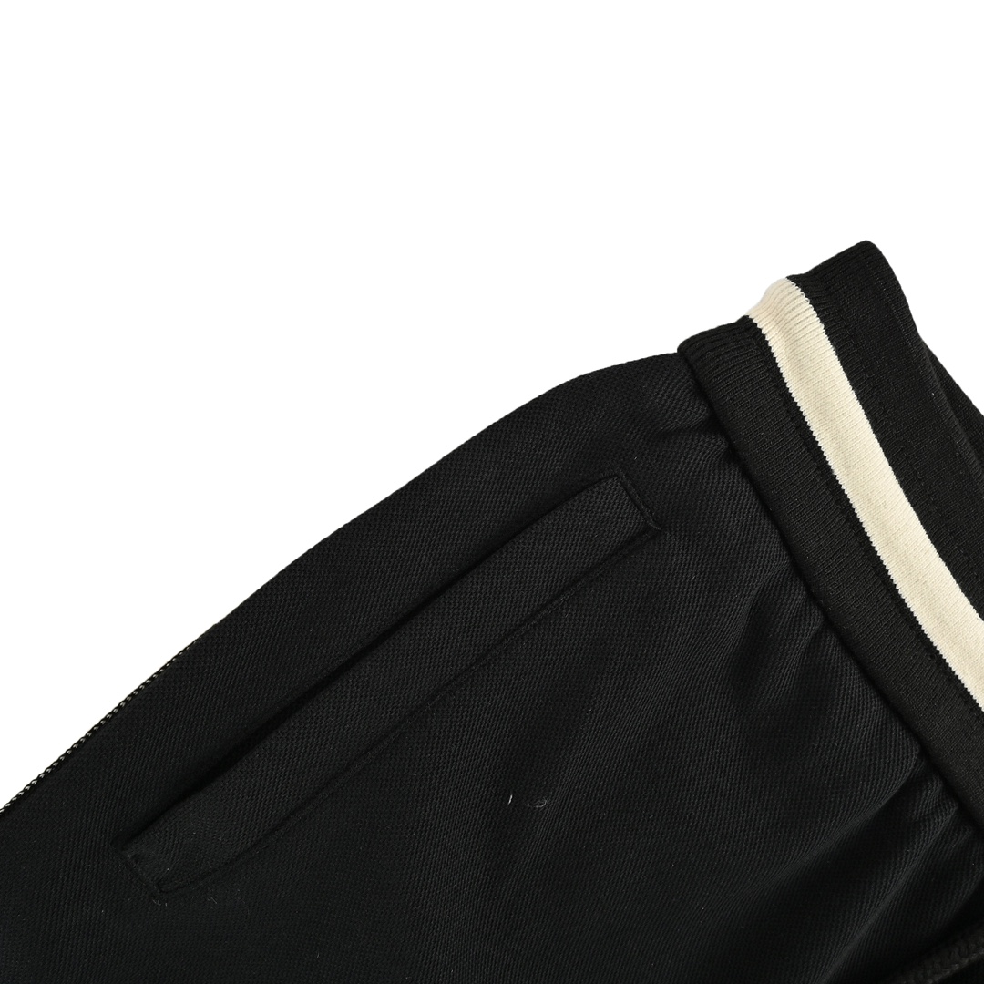 Loewe 24Fw colorblock web embroidery suit trousers