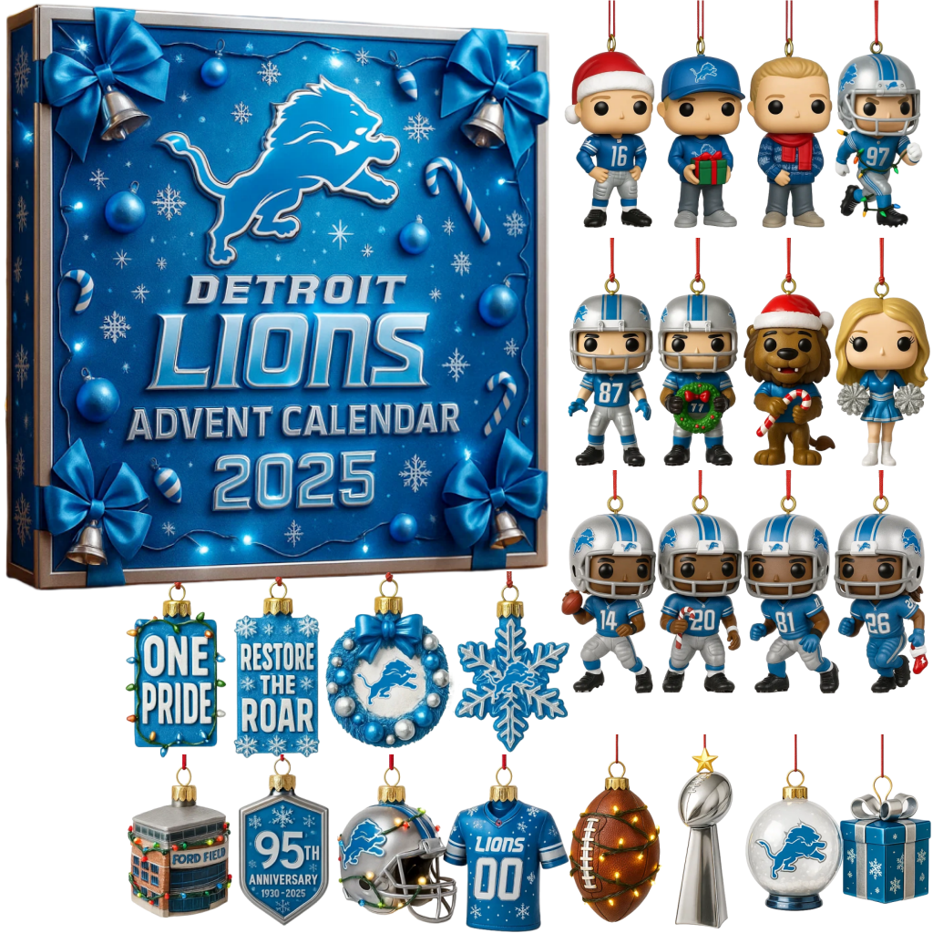 2025 Detroit Lions Advent Calendar