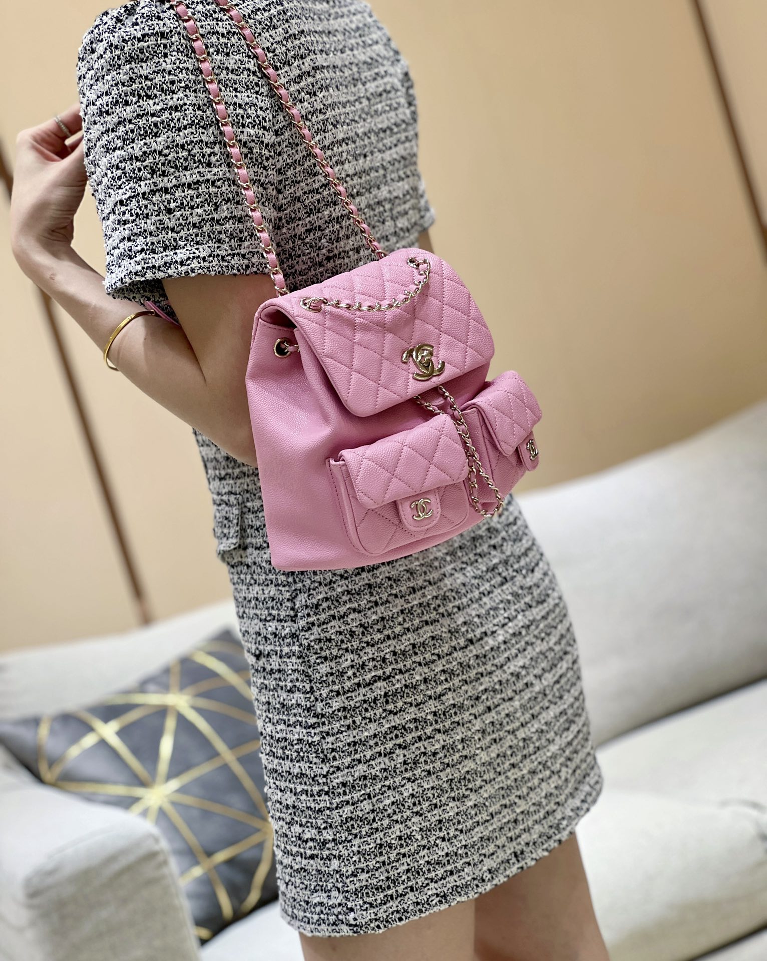 Chanel 24A duma backpack AS3860 00158