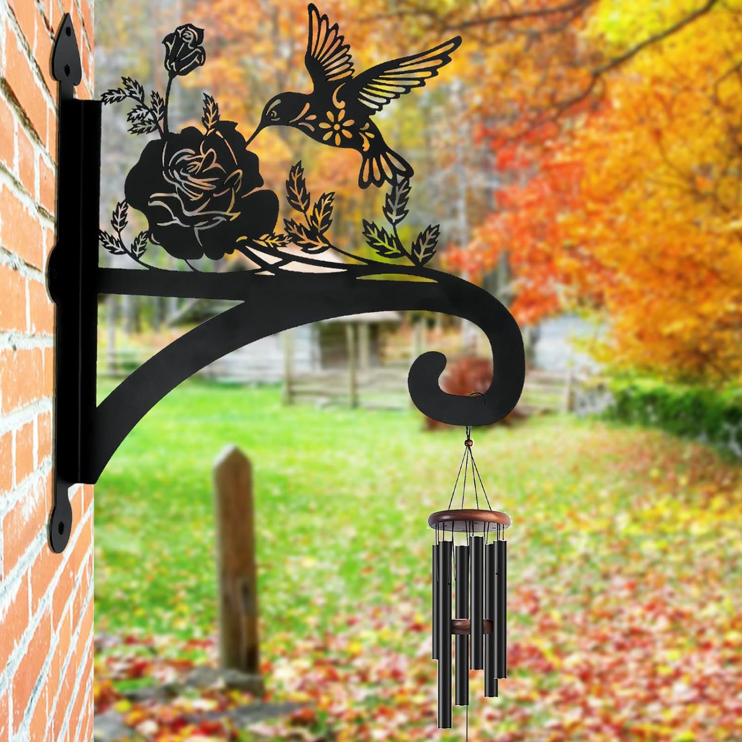 Heavy Duty Iron Animal Silhouette Hanging Brackets - Perfect for Birdfeeders, Lanterns, and Flower Baskets