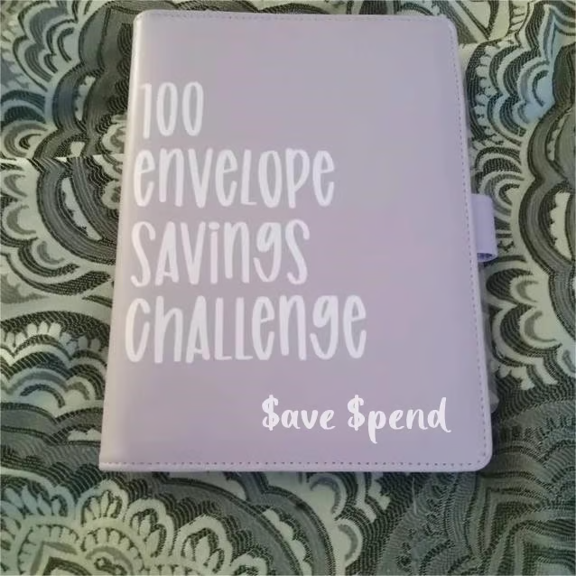 100 Envelope Challenge Binder Set-- A5 Money Saver Budget Binder Book with Cash Envelopes and SAVING CHALLENGE TRACKER