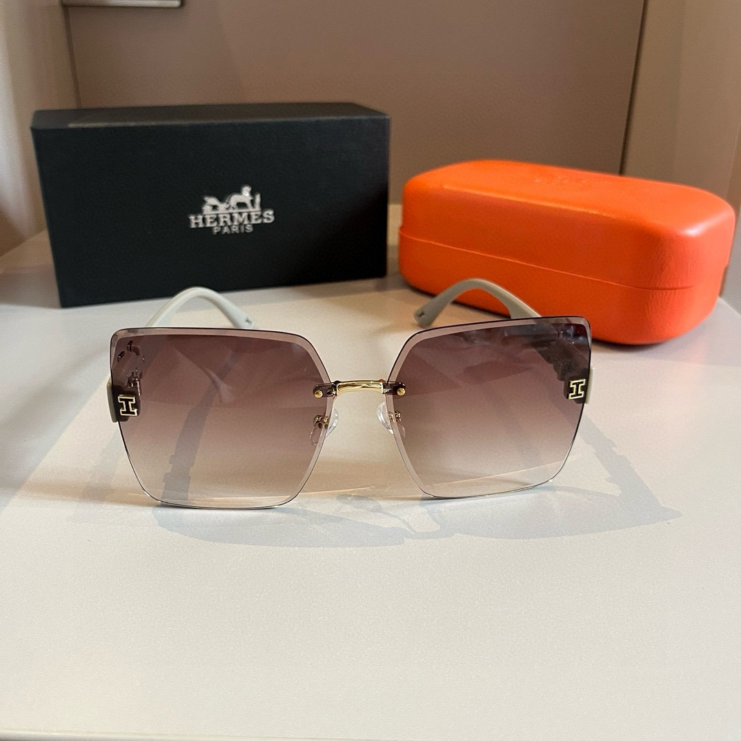 Hermes rimless sunglasses