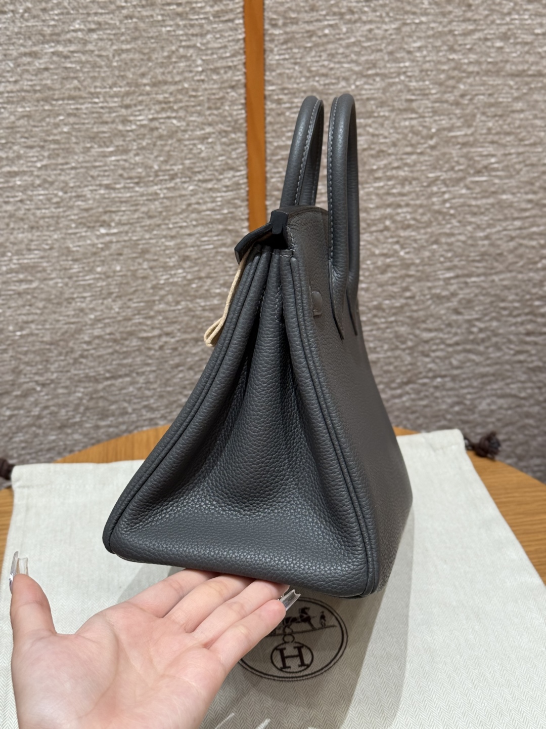 Hermès Birkin 88 Graphite Handbag (Handmade to Order)