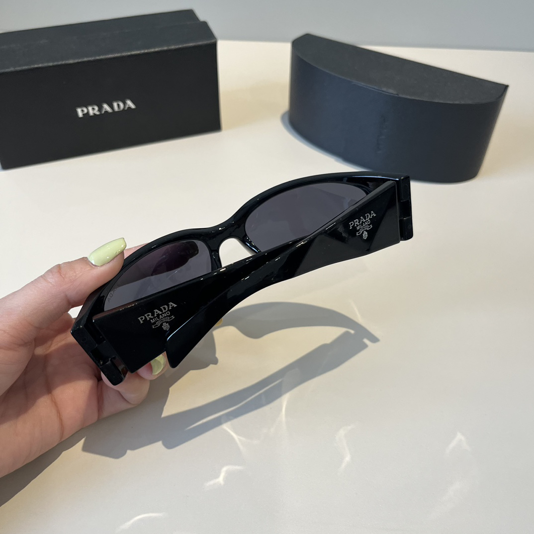 Prada round frame sunglasses