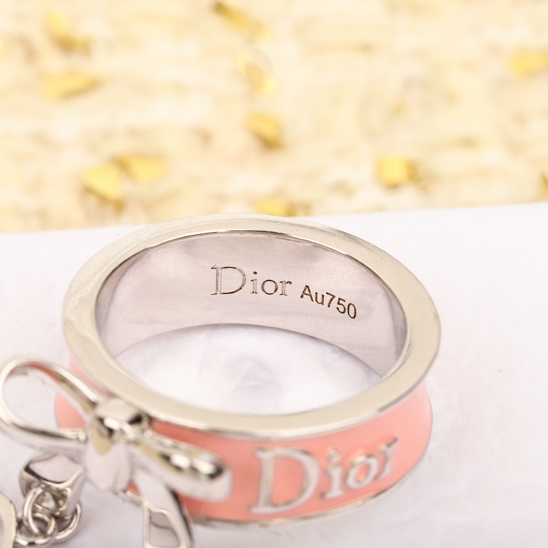 Dior Pink CD Ring