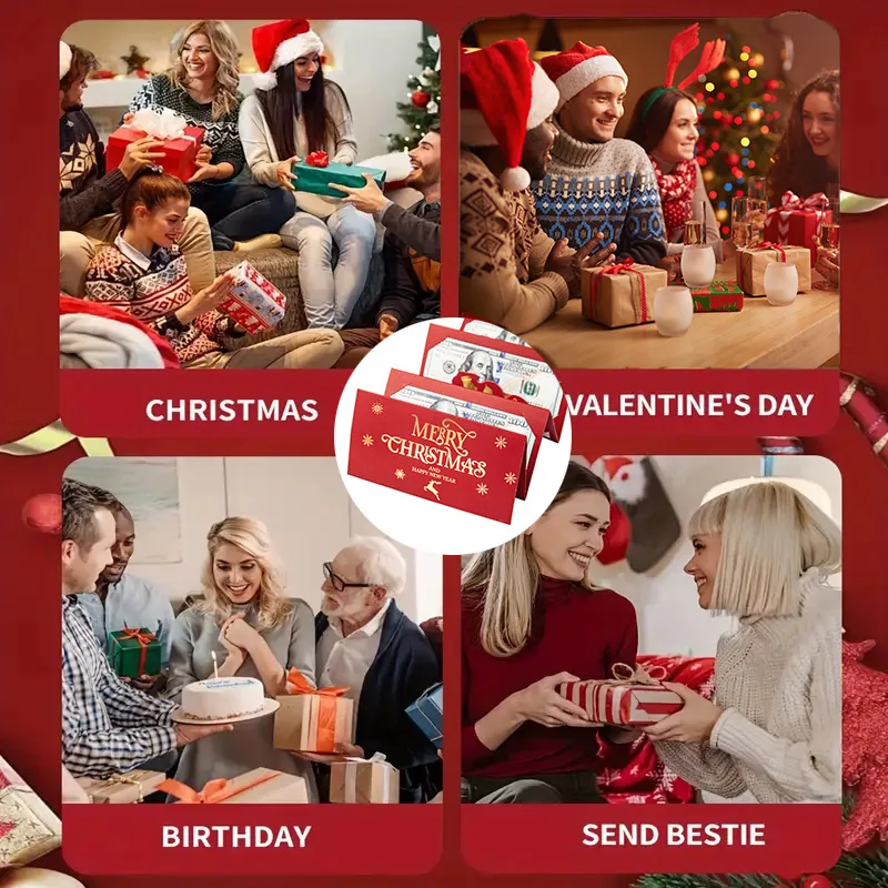 🎅Christmas Pre Sale🎄Foldable Christmas Money Holder