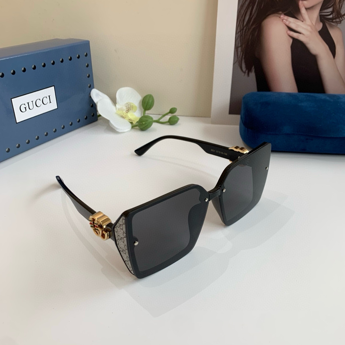 Gucci Square Frame Sunglasses