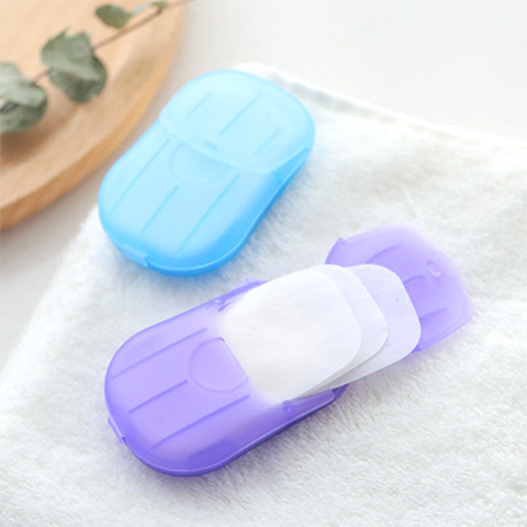 Portable Soluble Disinfectant Soap Paper (20 Sheets)