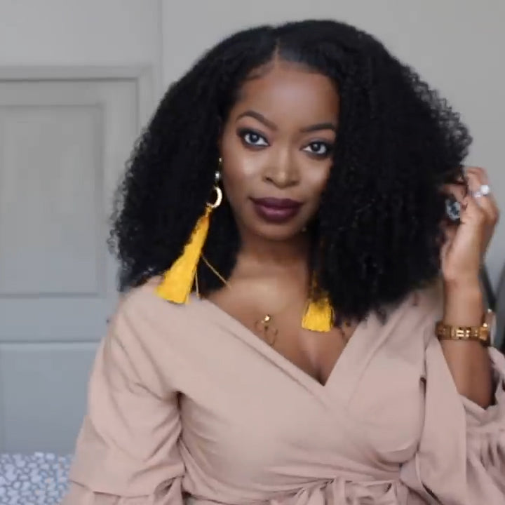 New  Friendly SHORT CURLY LACE FRONT WIG