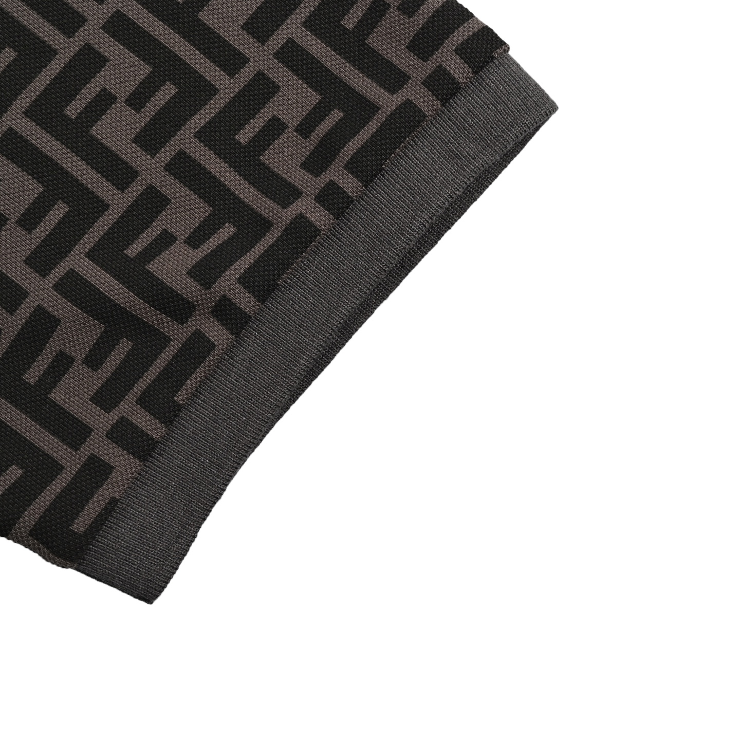 Fendi Double F full print Polo short sleeve