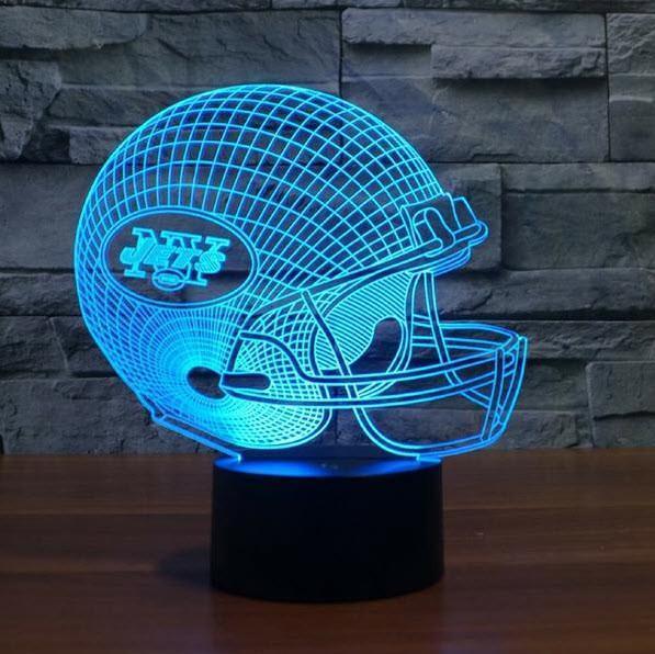 NEW YORK JETS 3D LED LIGHT LAMP