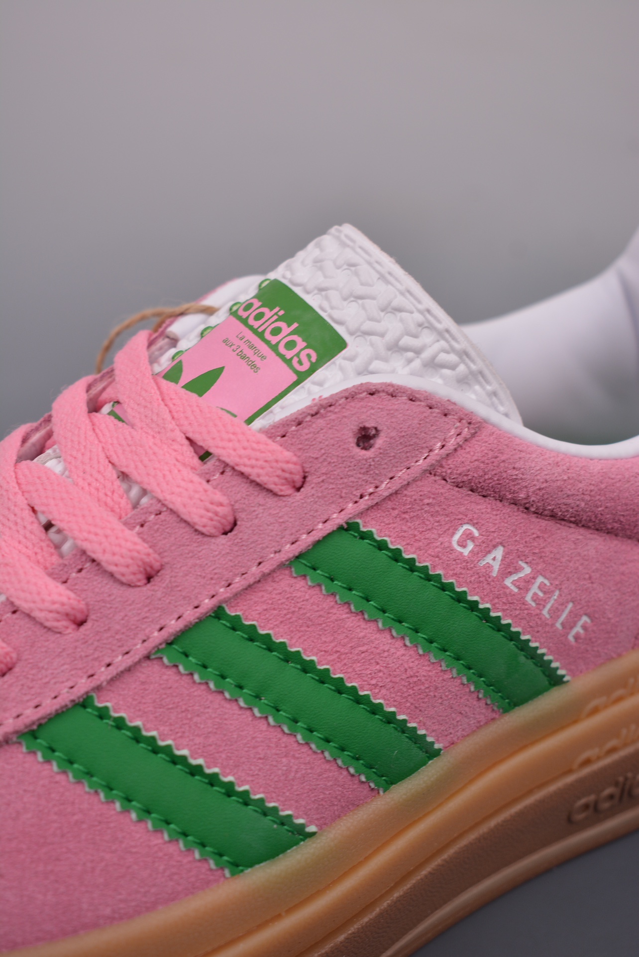 Adidas Originals Gazelle Bold pink green  IE0420J