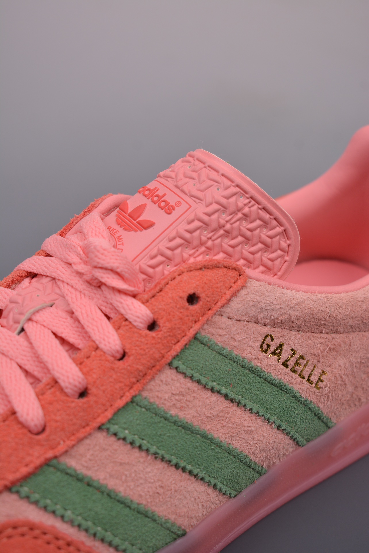 Adidas Gazelle Indoor Trainers Watermelon Pink Green IG6782