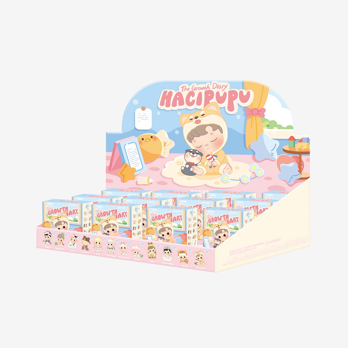 POP MART HACIPUPU The Growth Diary Series-Badge [1 Blind Box]