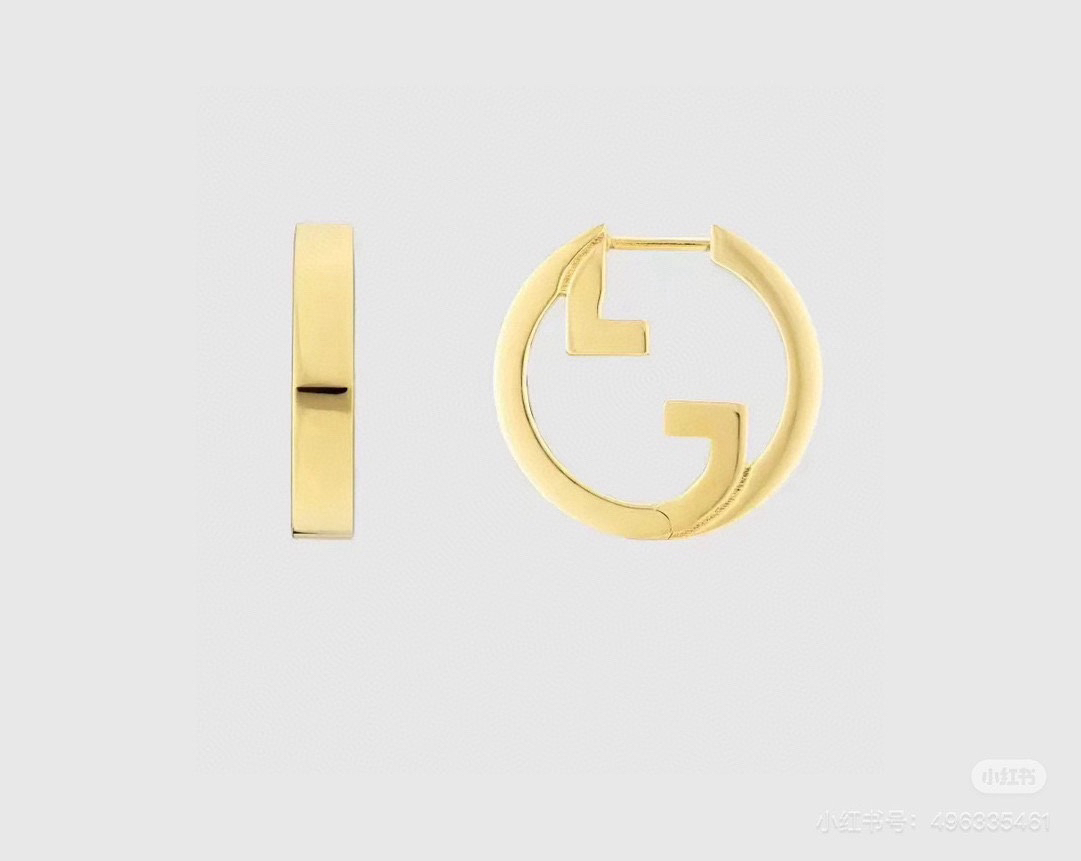 GUCCi GG gold earrings