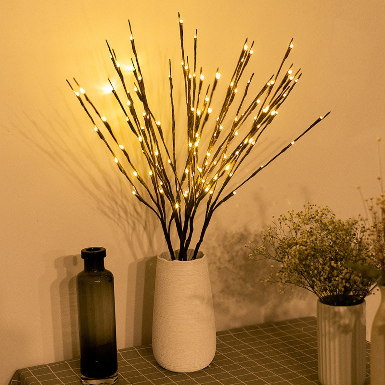 (🔥Last Day Promotion-SAVE 50% OFF)LED Decorative Twig Lights (Set of 2)-BUY 2 GET 10% OFF