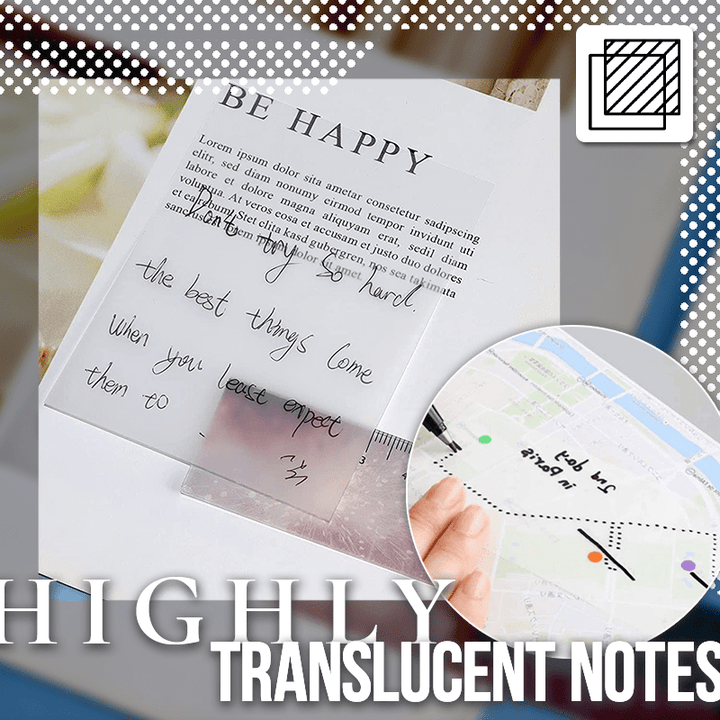 (🔥Clearance Sale Today-48% OFF)Magic Translucent Sticky Notes(2PCS/SET)-BUY 5 SETS GET 5 SETS FREE & FREE SHIPPING