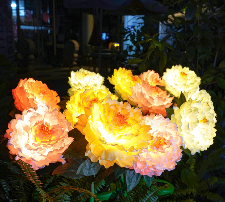 💥Last Day Promotion-[SAVE 50% OFF]--Solar Peony Flower Decorative Light--BUY 3 GET 10% OFF & FREE SHIPPING