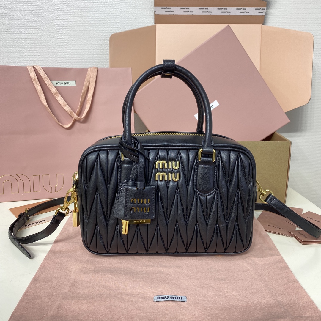 Miu Miu too etty bowling medium handbag 5BB124