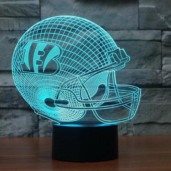 CINCINNATI BENGALS 3D LED LIGHT LAMP