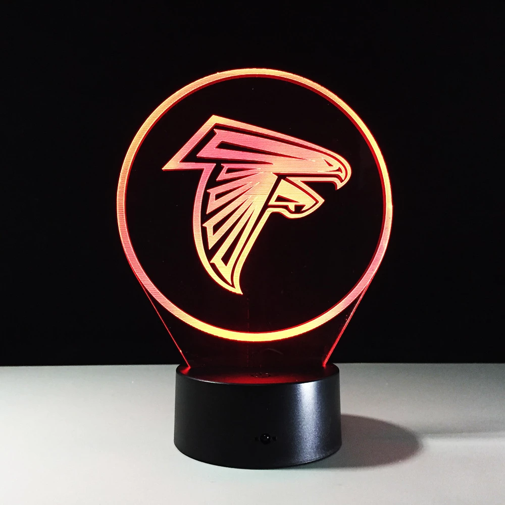 ATLANTA FALCONS 3D LED LIGHT LAMP