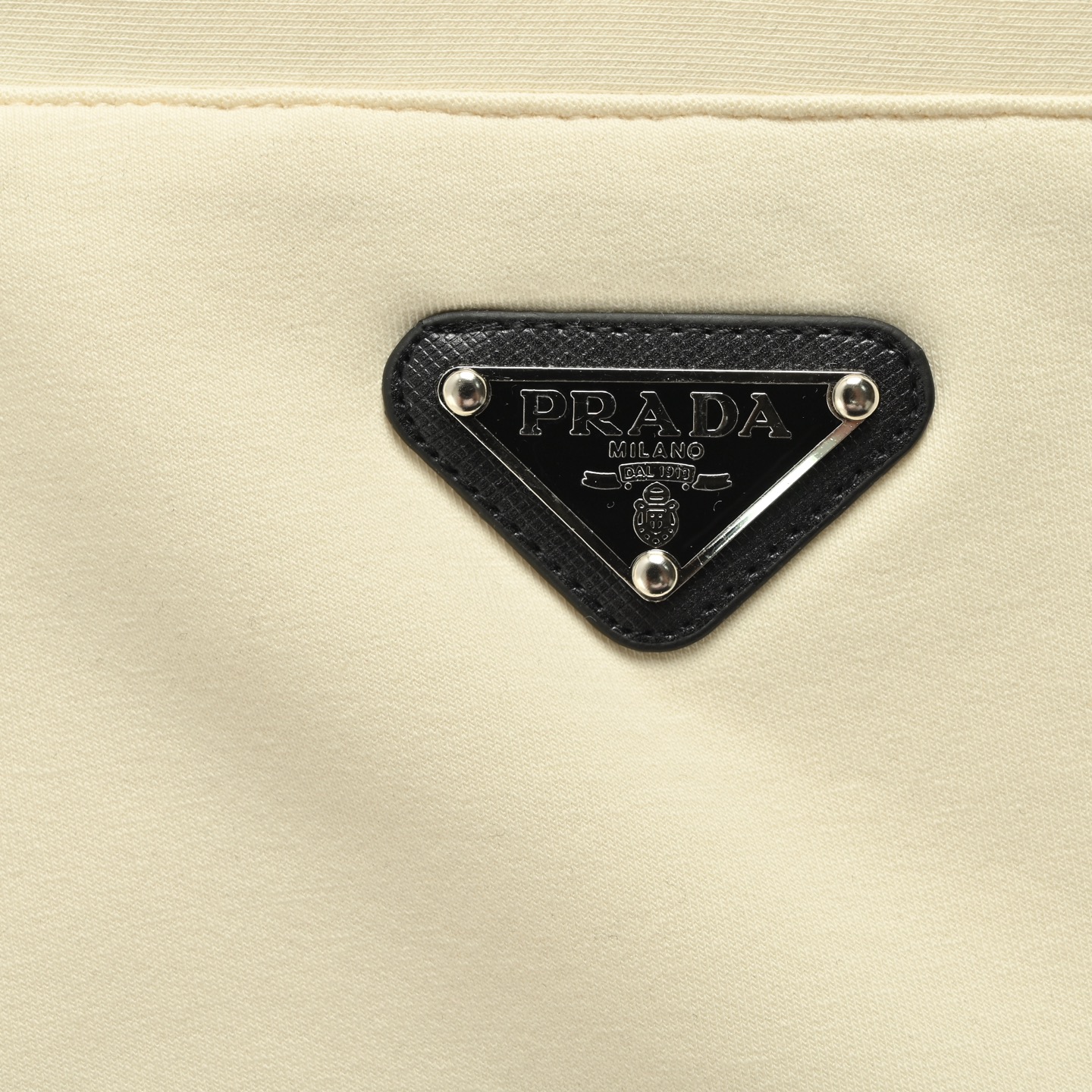 Prada 25ss metal triangle logo side pocket cargo shorts